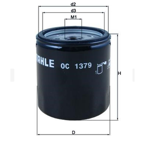 MAHLE 1379 YAĞ FİLTRESİ HARLEY DAVİDSON