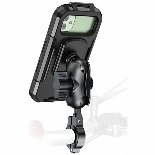 Nukrotech M18-54 Su Geçirmez Telefon Tutucu Mafsallı Gidon Bağlantılı