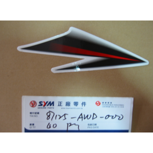 SYM ORBİT 2 125 ÖN STİCKER SAĞ 87125-AWD-000