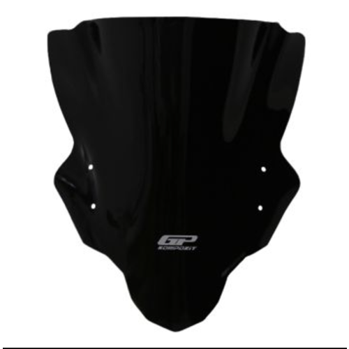 GP Kompozit Bajaj Pulsar NS 200 2011-2022 Uyumlu Ön Tur Camı Siyah (aparatsız tek cam)
