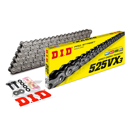 DID 525VX3-124 LİNK ÇELİK ZİNCİR (X-RİNG) AFRİC TWIN -CBF600