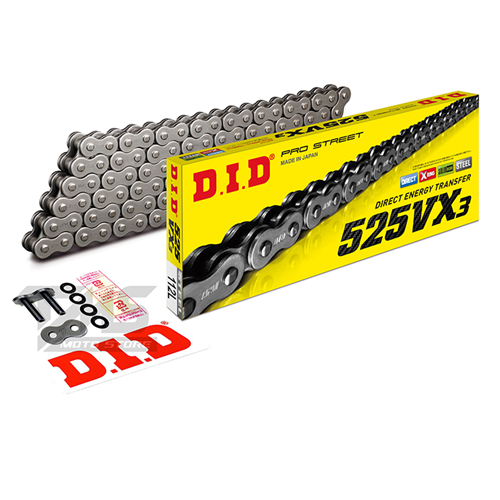 DID 525VX3-112 LİNK ÇELİK ZİNCİR (X-RİNG)