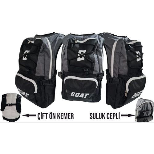 GOAT ENDURO SIRT ÇANTASI BÜYÜK BOY (BEYAZ)