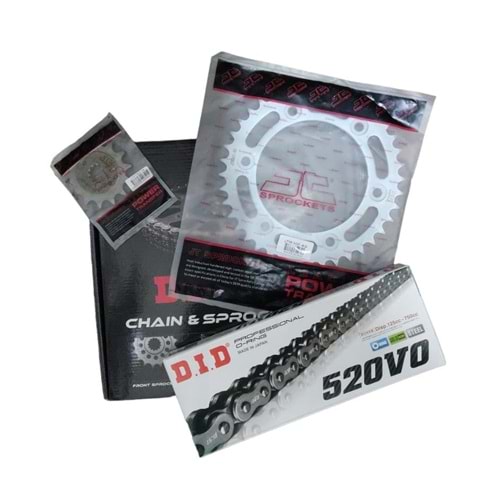 HONDA CRF 250 L ZİNCİR DİŞLİ SETİ JJ520ORING645