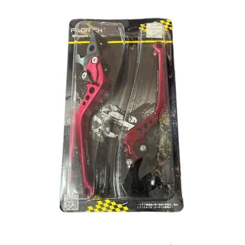 YAMAHA R25 AYARLANABİLİR FREN MANET KIRMIZI HSB458
