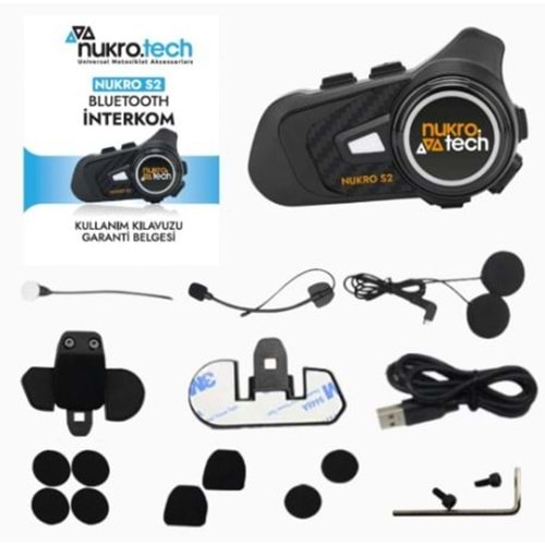 Nukrotech Nukro S2 Bluetooth İnterkom