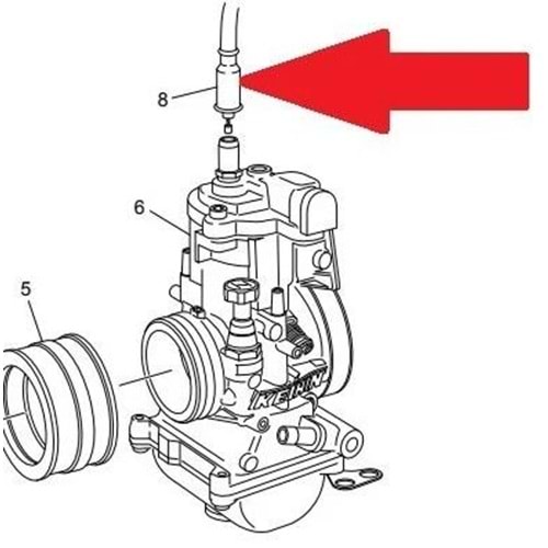 4425 SHERCO GAZ TELİ 2T 250/300