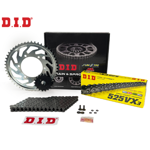 DID SET SUZUKI GSX-R (600) 2001-2005 ZİNCİR DID 525VX3 (ÇELİK)-110/DİŞLİ SUNSTAR(16T)-JT(45T)