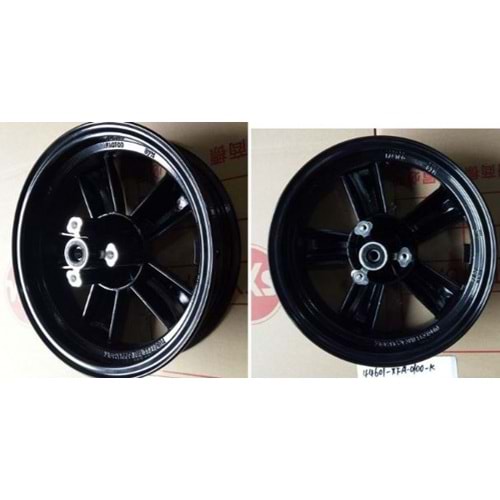 SYM FİDDLE 3 125 200 ORBİT 2 125 X PRO ÖN JANT SİYAH TON 44601-XFA-010-K