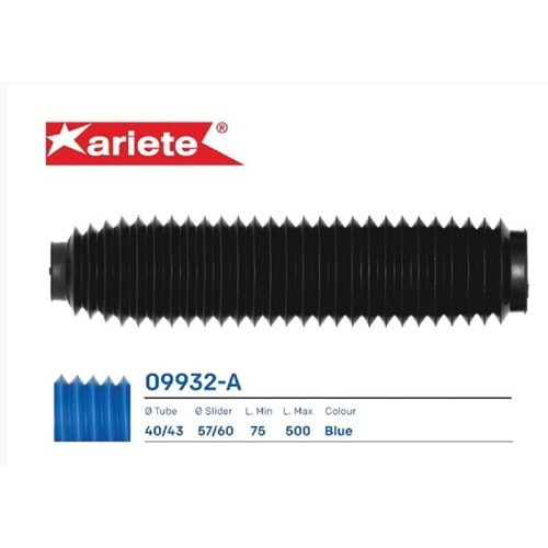 ARIETE AR-09932-A Amortisör Körüğü MAVİ Üst 40-43 mm Alt 57-60 mm