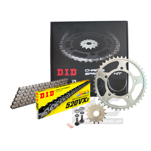 YAMAHA R25 MT 25 ZİNCİR DİŞLİ SETİ DID JJ520VXBB778