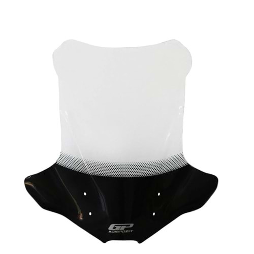 GP Kompozit Honda NC 700 X / NC 750 X 2012-2015 Uyumlu Baskılı Ön Cam Şeffaf 51 CM GP09290411901392
