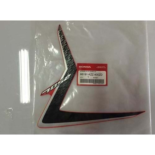 HONDA CRF 250 L SAĞ STİCKER 86191-KZZ-900ZD
