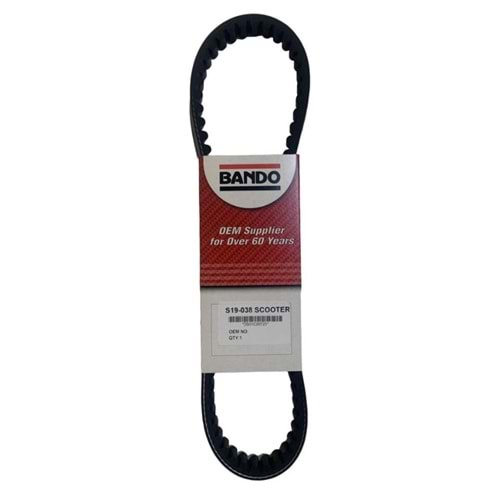 Bando S19-038 Varyatör Kayışı 723x17.5x28 Arora Cappuccino 50 Yuki Mojito 50 Peugeot Kisbee 50 Uyumlu