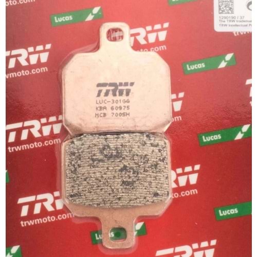 TRW MCB700SH Ön Fren Balatası | Yüksek Performanslı Motosiklet Fren