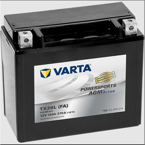 VARTA TX20L FA 12V18Ah AKÜ