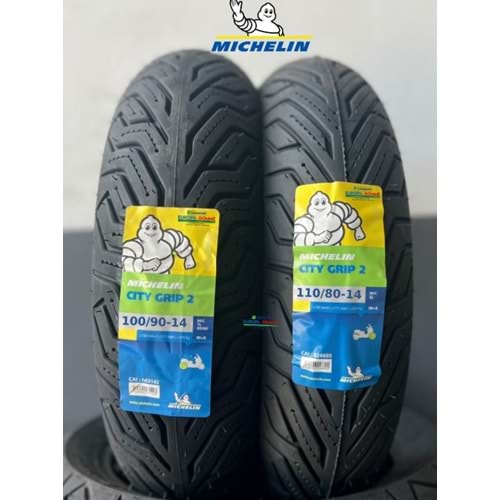 MİCHELİN CİTY GRİP 2 100/90-14 110/80-14 ÖN ARKA TAKIM LASTİK SYM JET X 125