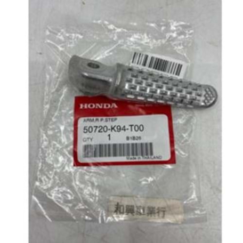 HONDA CB250 CB125 CB650 CBR650 SAĞ AYAK PEG 50720-K94-T00
