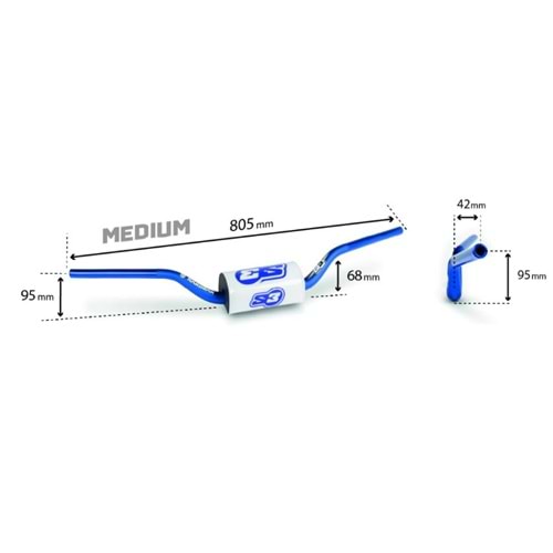 S3 28MM MEDIUM&STANDART GİDON VE GİDON SÜNGERİ MAVİ GİDON HAE-MED-U