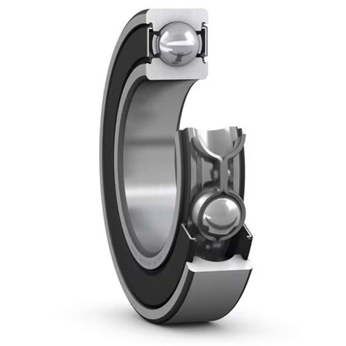 SKF 6204-2RSH/C3 Kapaklı Rulman (20x47x14 mm) – Sabit Bilyalı, Çift Sızdırmaz (Toz & Neme Dayanıklı