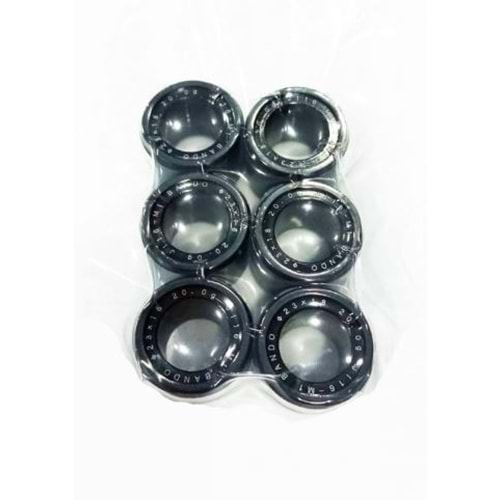 BANDO BWR-017 23X18mm 20gr TAHRİK SETİ BAGA TAKIMI 6LI