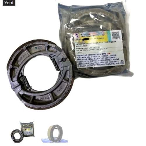 TVS JUPİTER 110-WEGO-APACHE RTR-RAIDER 125 ARKA FREN BALATASI K6320590