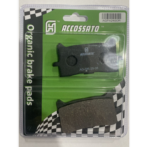 ACCOSSATO AGPA240OR HONDA CB125R CB250R CB300R CB650R CBR650R X-ADV 750 AFRICA TWIN ÖN FREN BALATASI