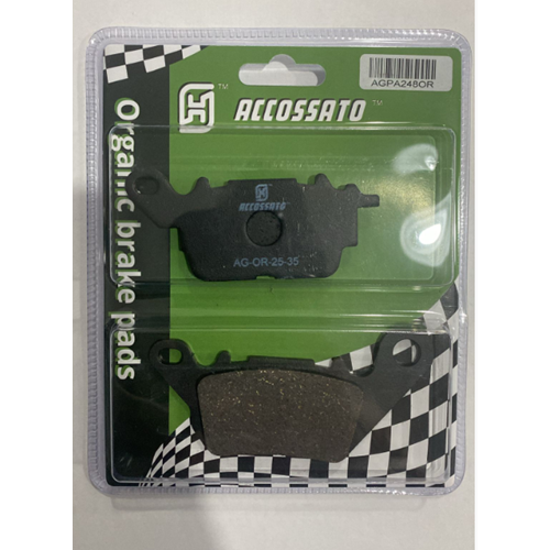ACCOSSATO AGPA248OR YAMAHA NMAX 125 NMAX 155 D’ELIGHT 125 ORGANİK ÖN FREN BALATASI