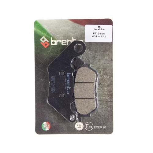 BRENTA ORGANİK FT3195 YAMAHA R25 MT25 R3 MT03 XMAX 125 250 300 ORGANİK ARKA FREN BALATASI
