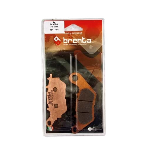 BRENTA SINTER FT4195 YAMAHA R25 MT25 R3 MT03 XMAX 125 250 300 TRICITY 300 ARKA FREN BALATASI