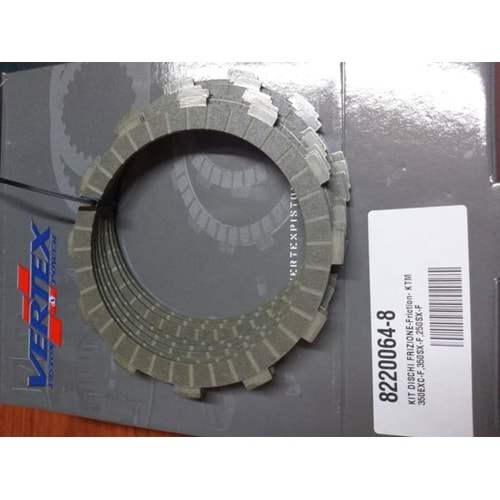 Vertex KTM 250 EXC-F 2014-2019 Debriyaj Balata Seti 8220064-8