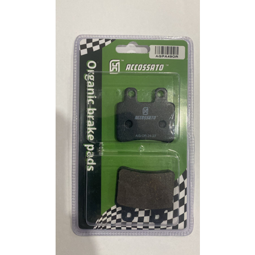 Accossato AGPA49OR Organik Fren Balatası Yamaha XT 125 DT 50 Peugeot Derbi
