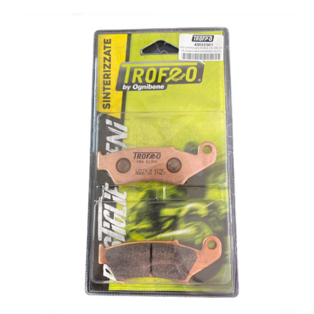 TROFEO BETA RR XTRAİNER ÖN FREN BALATASI SİNTERLİ 43022501