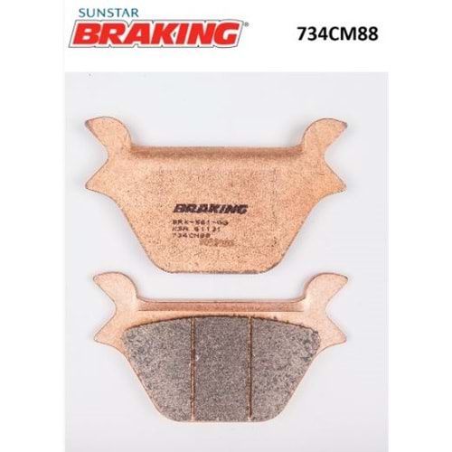 BRAKING 734CM88 SİNTERLİ ARKA FREN BALATASI