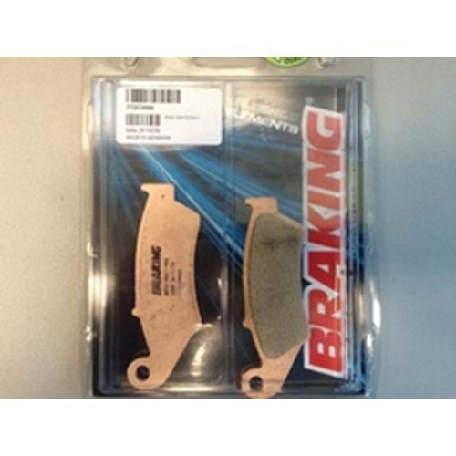 HONDA CRF 450 X ÖN FREN BALATASI SİNTERLİ (05/17) BRAKING 772CM44