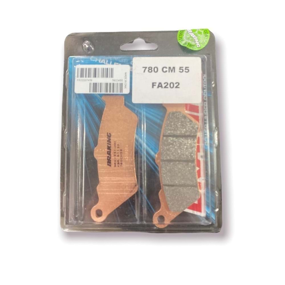 BMW R 1250 RT ARKA FREN BALATASI SİNTERLİ (19/22) BRAKING 780CM55