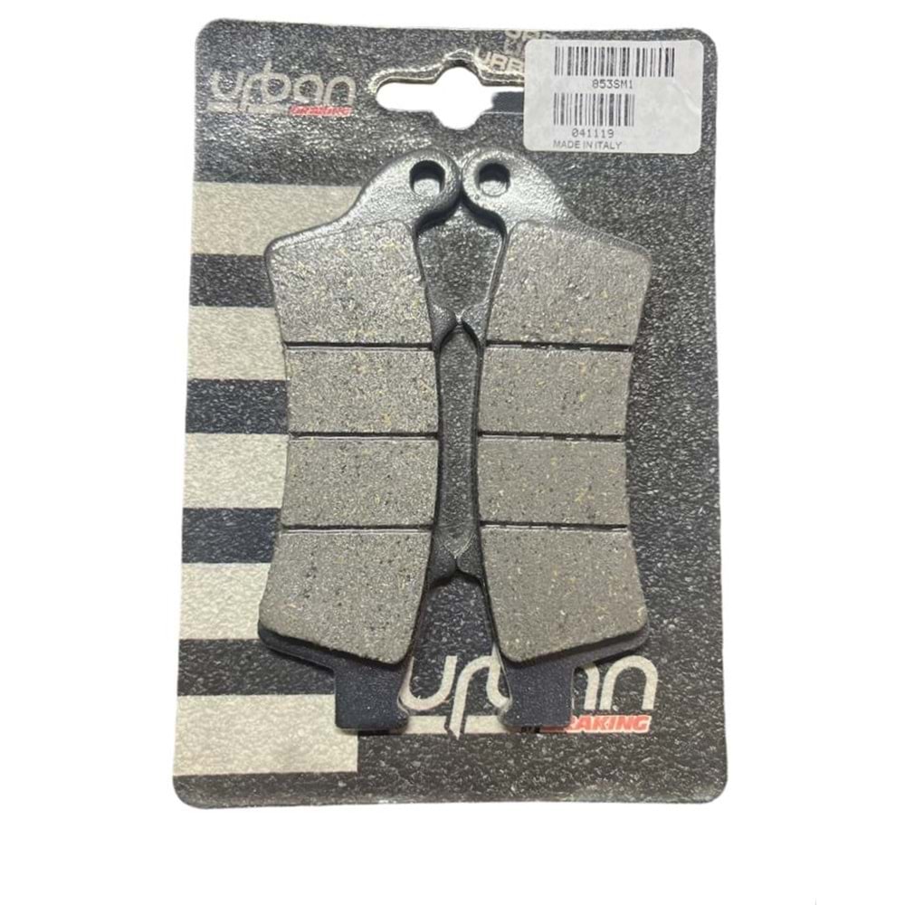 KYMCO PEOPLE GTI 125 ÖN FREN BALATASI YARI METALİK (10/16) BRAKING 853SM1