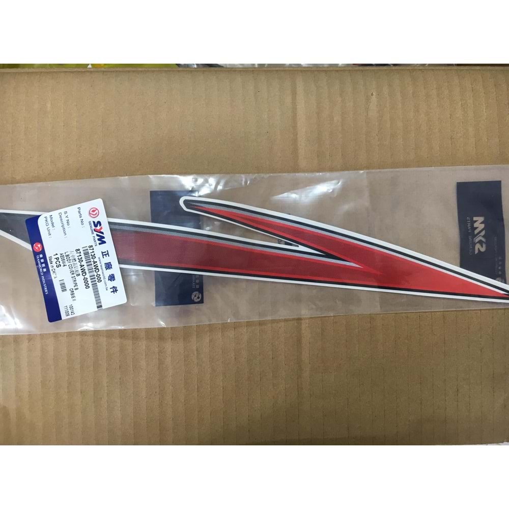 SYM ORBİT 2 125 SOL ARKA STİCKER 87130-AWD-000