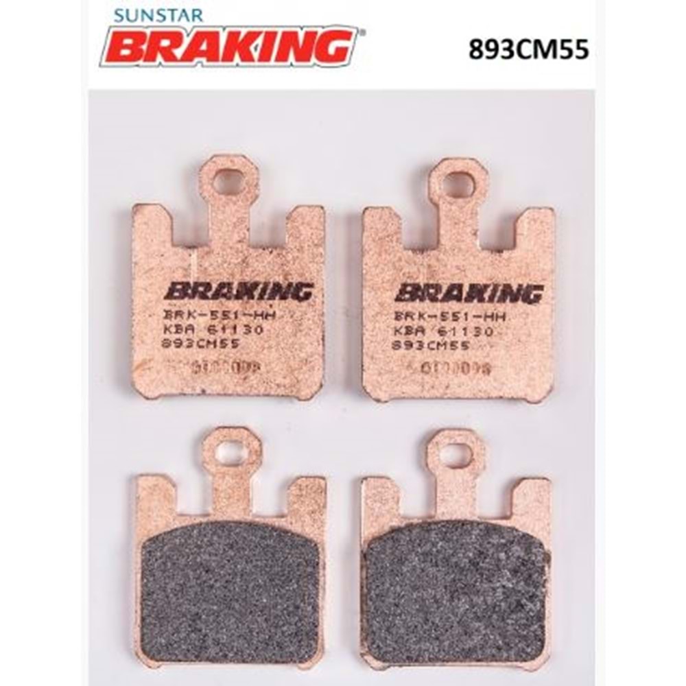 BRAKING 893CM55 SİNTERLİ ÖN FREN BALATASI