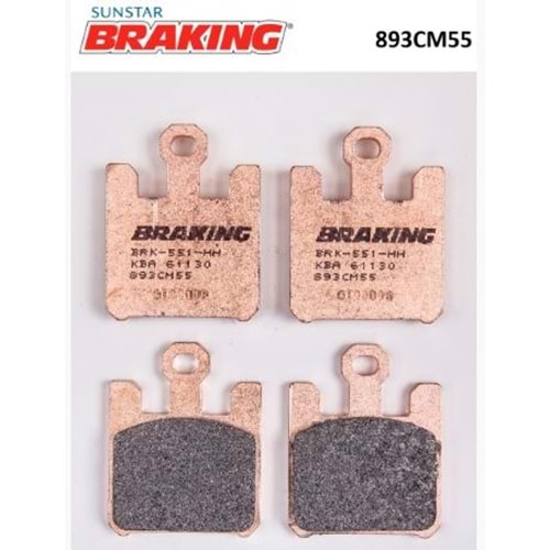 BRAKING 893CM55 SİNTERLİ ÖN FREN BALATASI