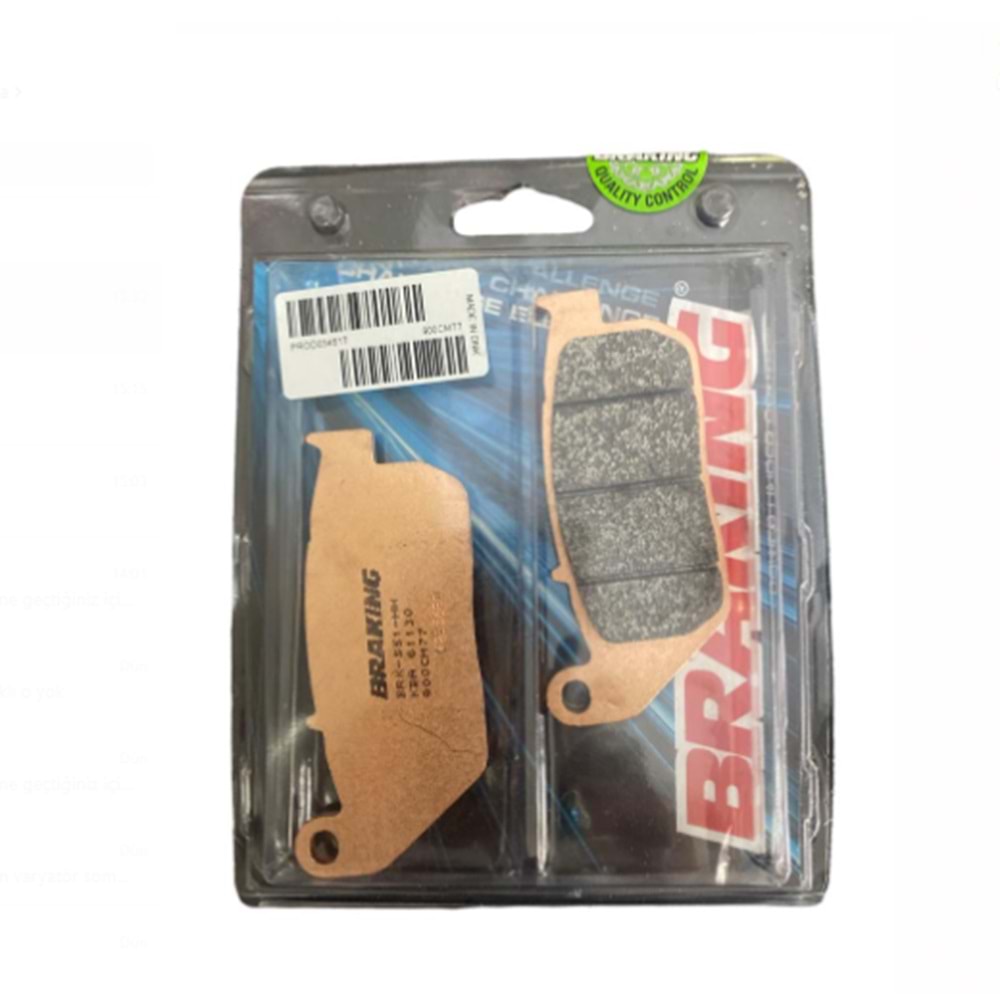 BRAKING 900CM77 SİNTERLİ ÖN FREN BALATASI