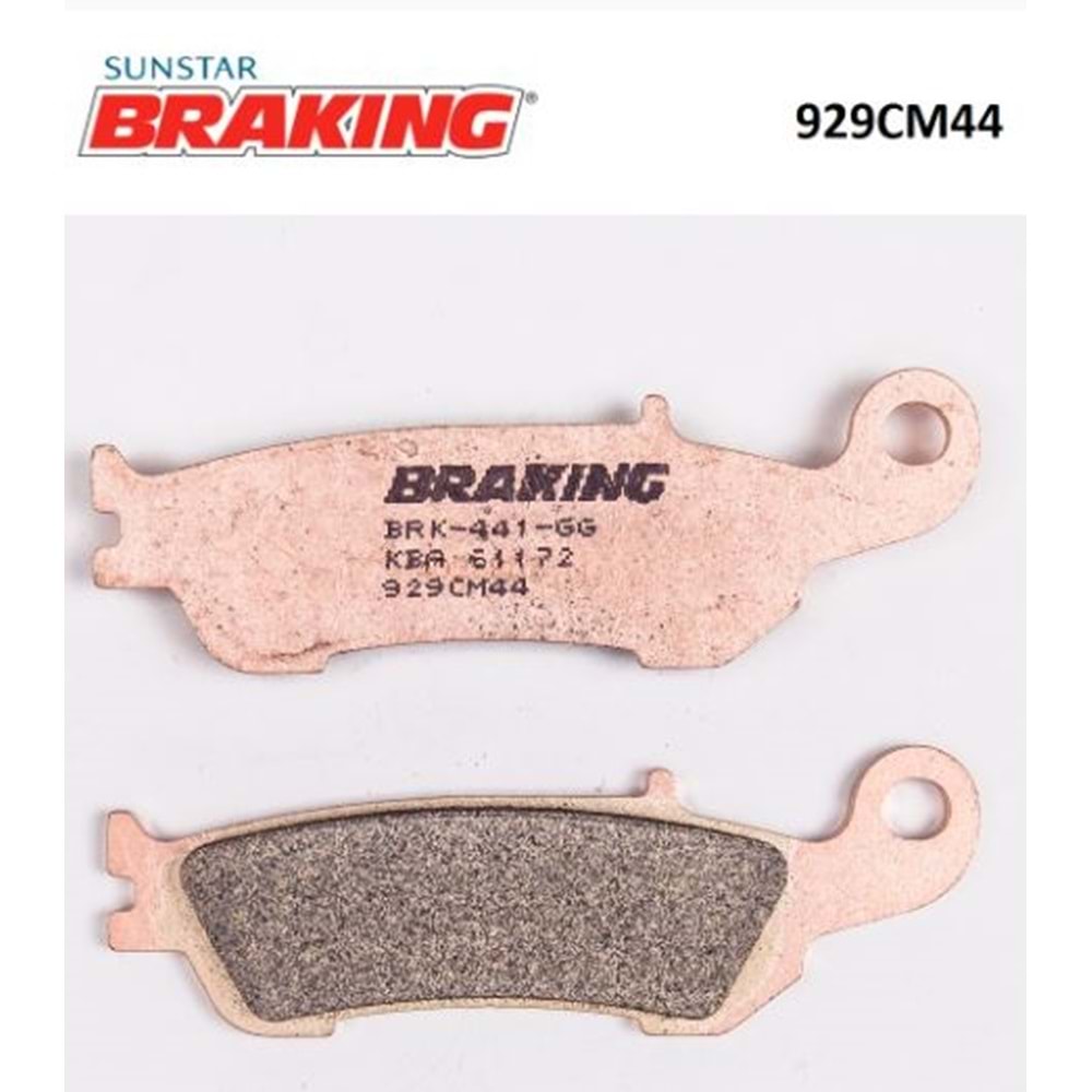 BRAKING 929CM44 SİNTERLİ ÖN FREN BALATASI