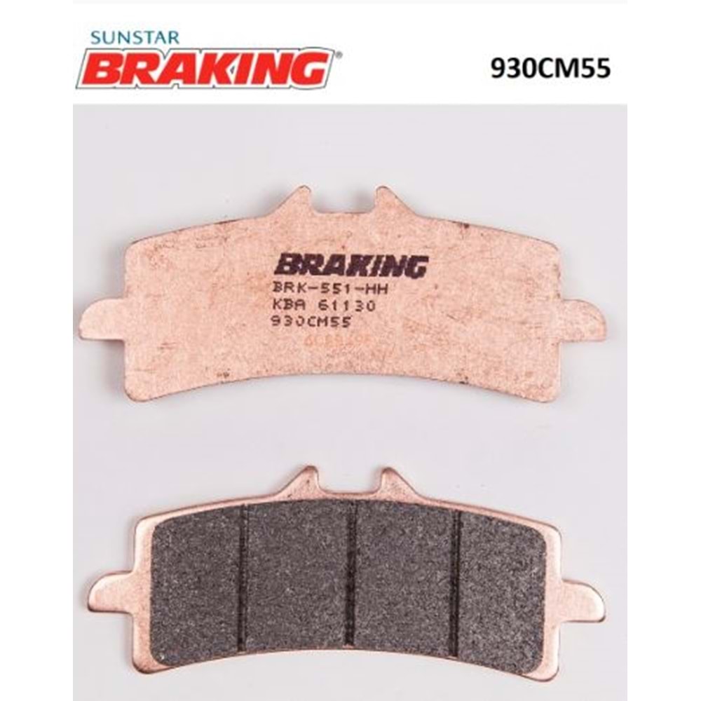 BRAKING 930CM55 SİNTERLİ ÖN FREN BALATASI
