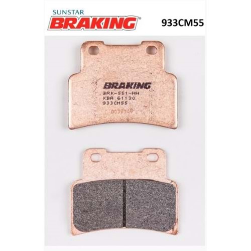 BRAKING 933CM55 SİNTERLİ ÖN FREN BALATASI