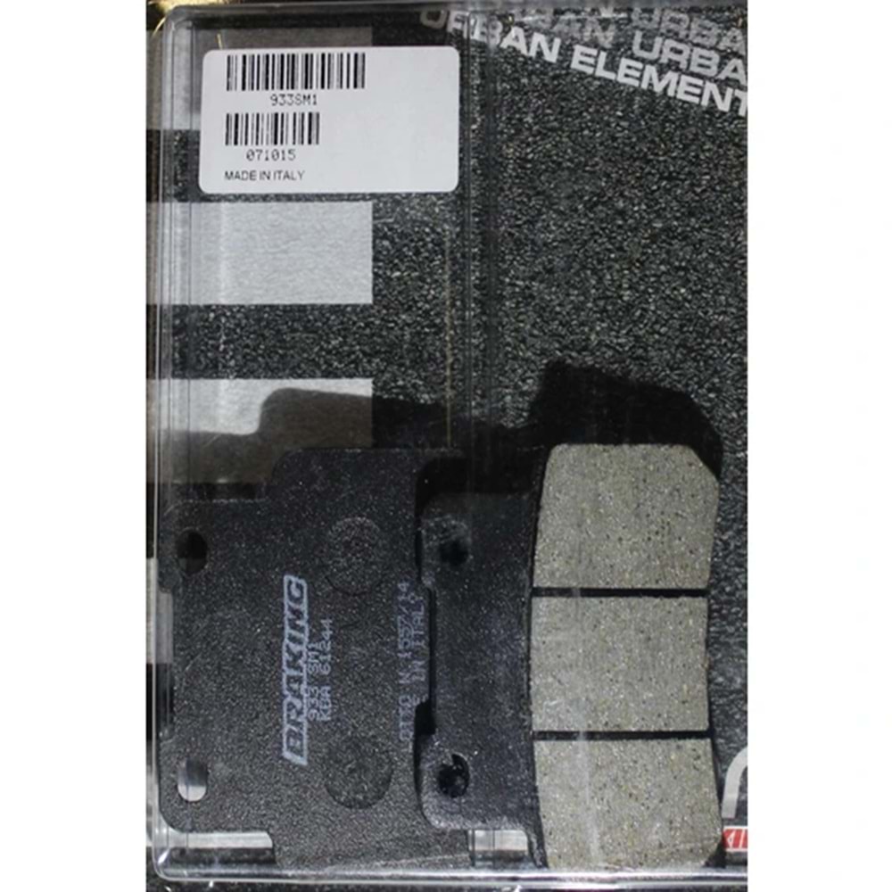 APRILIA RS 125 ÖN FREN BALATASI YARI METALİK (06/11) BRAKING 933SM1