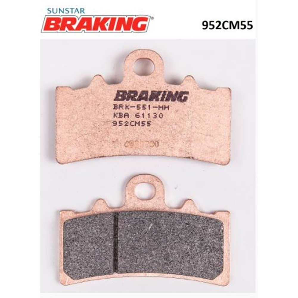 BRAKING 952CM55 SİNTERLİ ÖN FREN BALATASI
