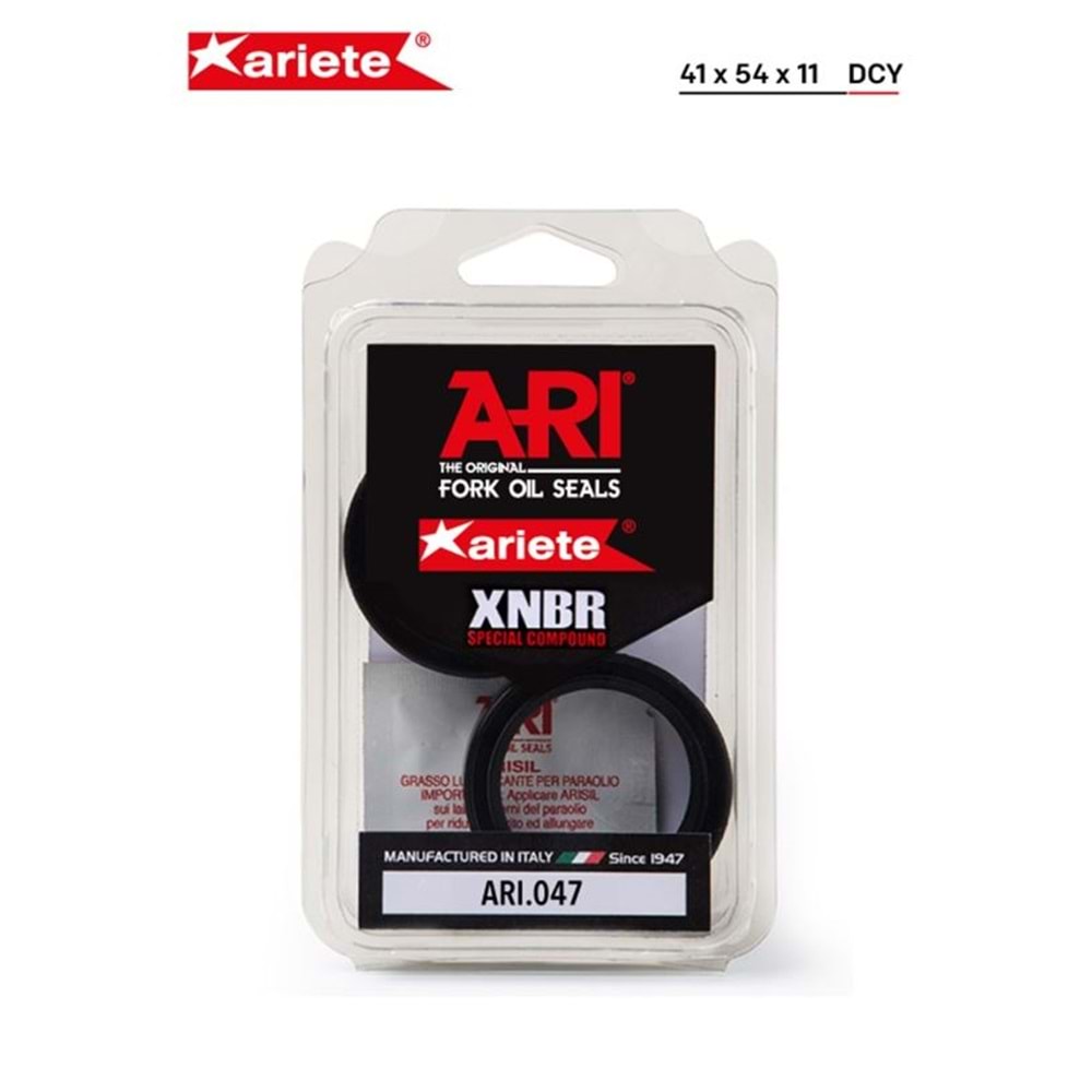 ARIETE HONDA CB 250R ÖN AMORTİSÖR YAĞ KEÇESİ (18/20) ARIETE ARI.047 41X54X11 (ÇİFT YAYLI)