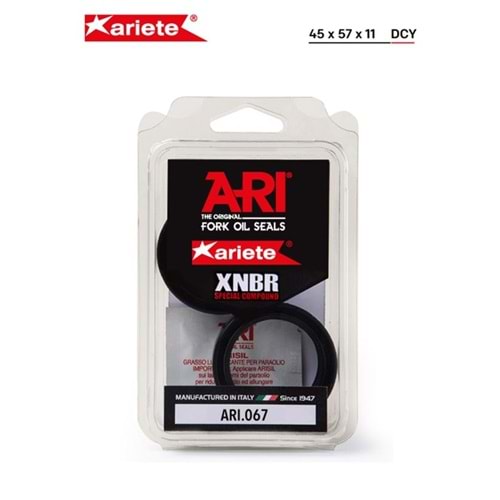 ARIETE HONDA CBR 900RR ÖN AMORTİSÖR YAĞ KEÇESİ (92/99) ARI.067 45 X 57 X 11 ÇİFT YAYLI