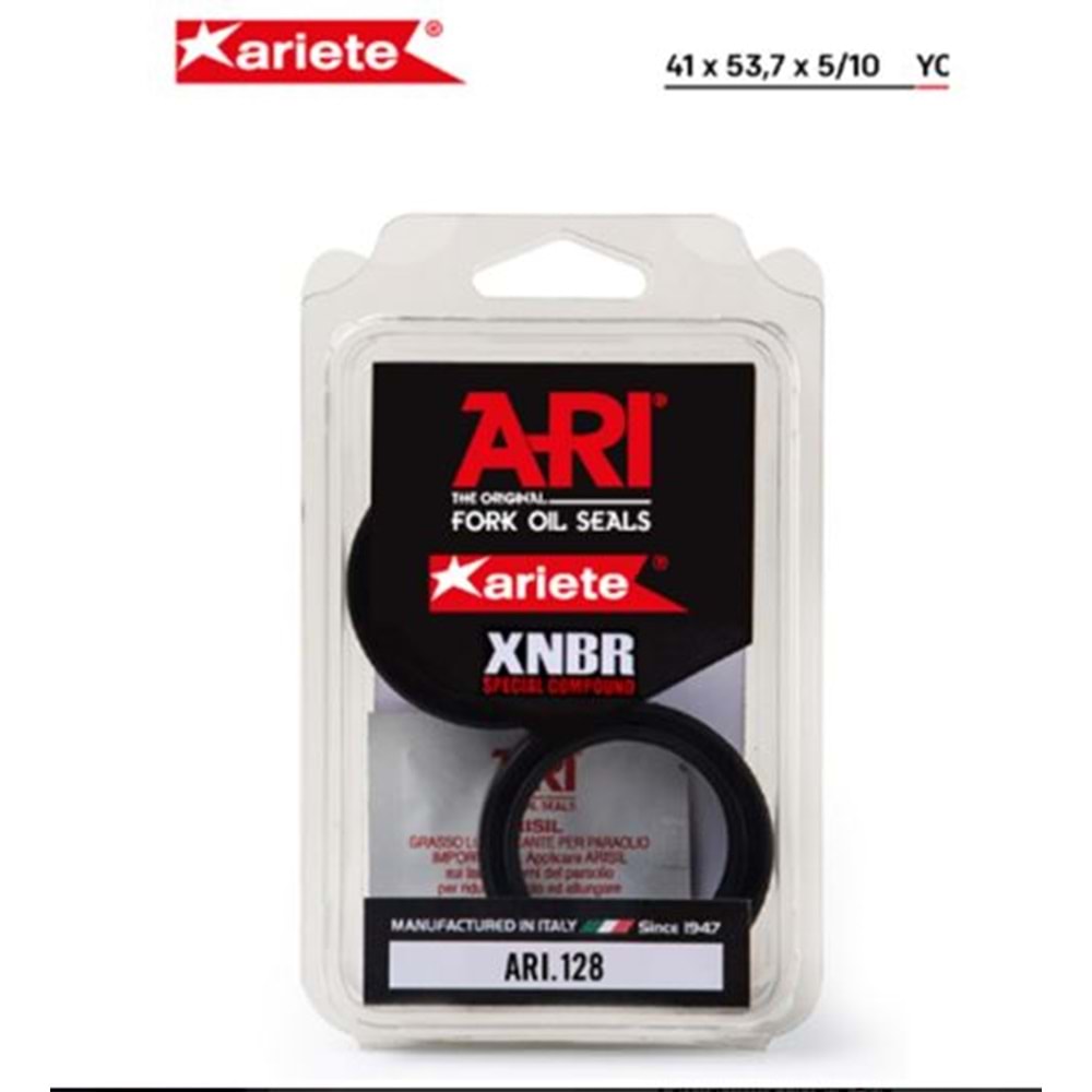 ARIETE KAWASAKI ER-6F / ER-6N ABS ÖN AMORTİSÖR YAĞ KEÇESİ (05/15) ARI.128 41X53,7X5/10 TOZ KEÇESİ