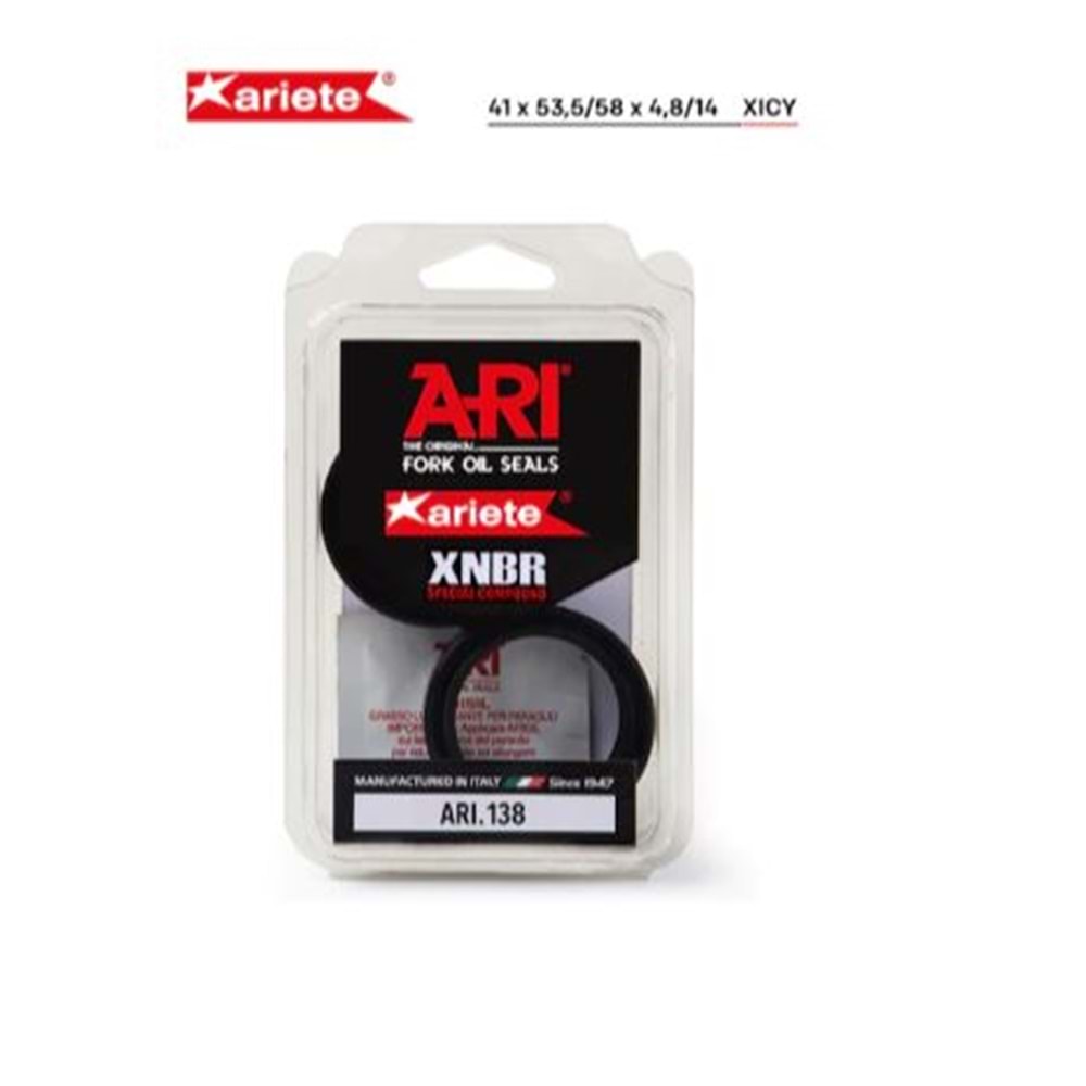 ARIETE HONDA SILVER WING 400 ÖN AMORTİSÖR TOZ KEÇESİ (06/09) ARI.138 41X53,5/58X4,8/14 TOZ KEÇESİ